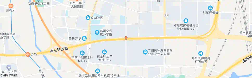 郑州经开第五大街南三环_公交站地图_郑州公交_妙搜公交查询2025