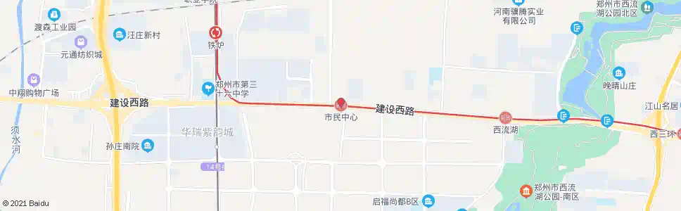郑州市民中心站_公交站地图_郑州公交_妙搜公交查询2025