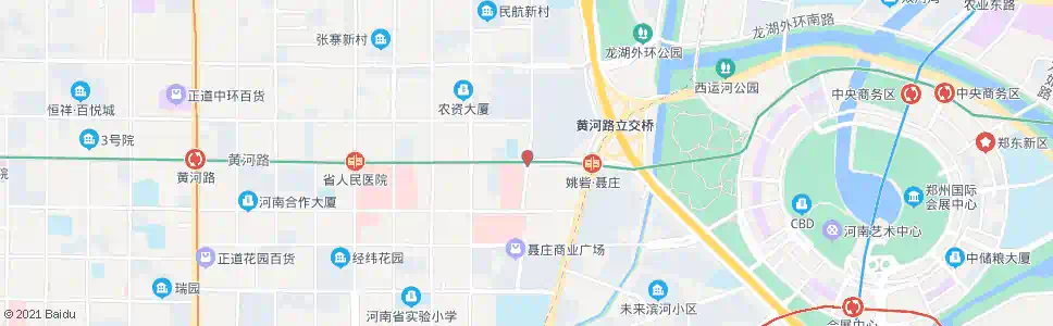 郑州黄河路姚寨路_公交站地图_郑州公交_妙搜公交查询2025