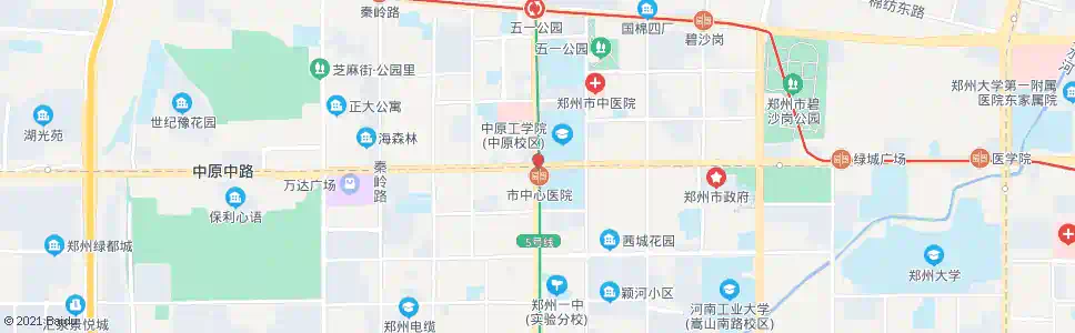 郑州振兴路中原路_公交站地图_郑州公交_妙搜公交查询2025