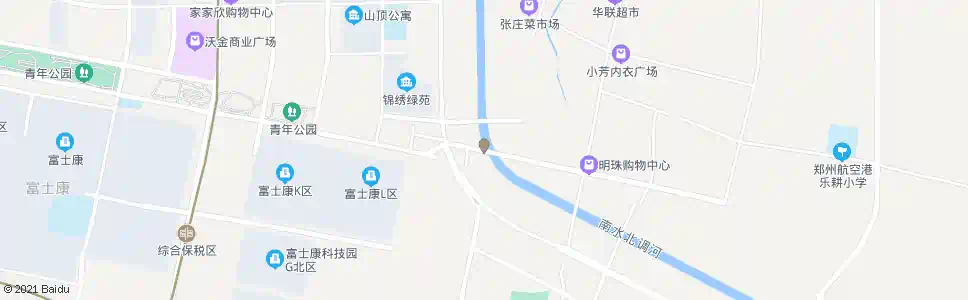 郑州张庄跨渠公路桥西_公交站地图_郑州公交_妙搜公交查询2025