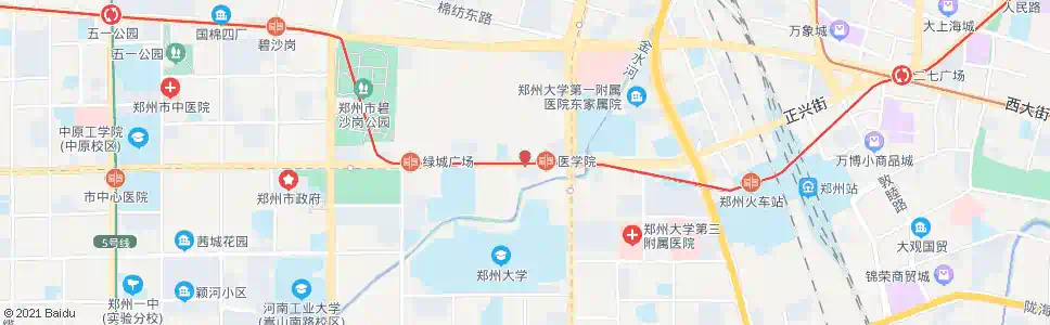 郑州中原路大学路西_公交站地图_郑州公交_妙搜公交查询2025