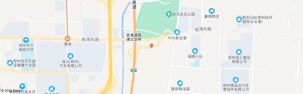 郑州航海路高速路口站_公交站地图_郑州公交_妙搜公交查询2025