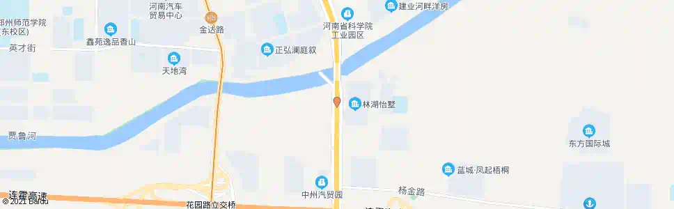 郑州中州大道贾鲁河桥南站_公交站地图_郑州公交_妙搜公交查询2025