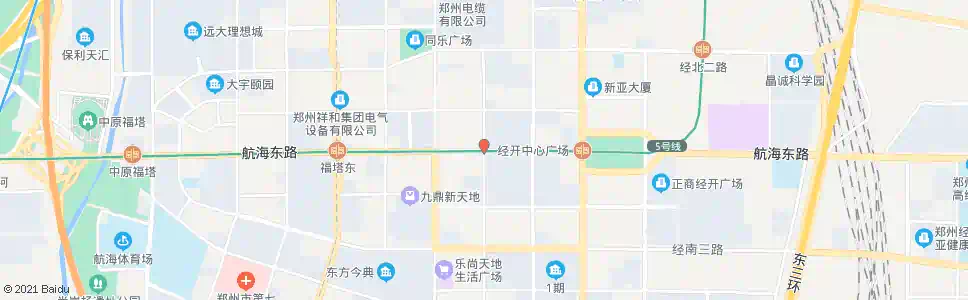 郑州航海路经开第六大街_公交站地图_郑州公交_妙搜公交查询2025