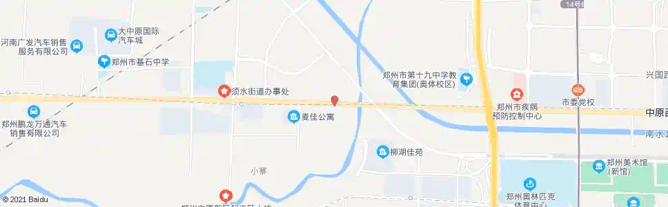 郑州中原西路高庄_公交站地图_郑州公交_妙搜公交查询2025