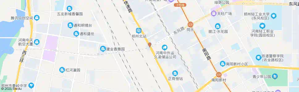 郑州沙口路东风路_公交站地图_郑州公交_妙搜公交查询2025