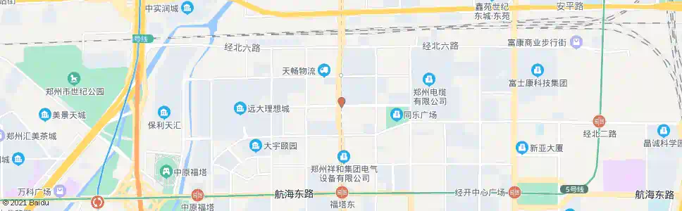 郑州经北三路经开第三大街站_公交站地图_郑州公交_妙搜公交查询2025
