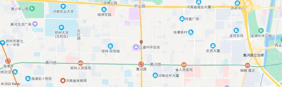 郑州红专路花园路_公交站地图_郑州公交_妙搜公交查询2025