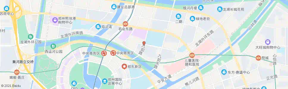 郑州九如路天韵街站_公交站地图_郑州公交_妙搜公交查询2025