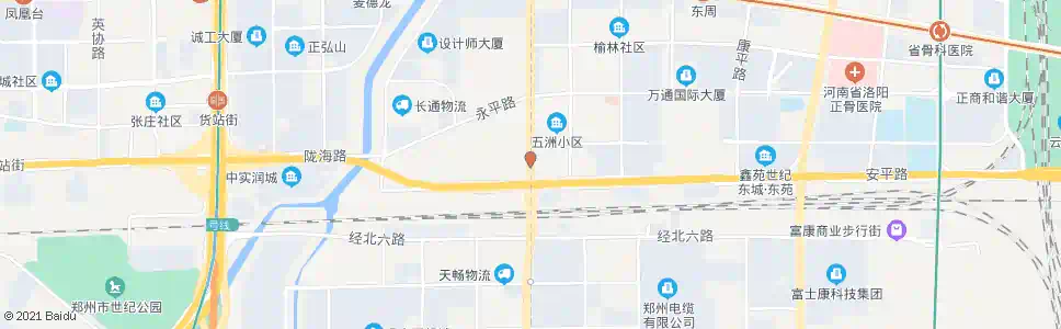 郑州黄河南路列里路_公交站地图_郑州公交_妙搜公交查询2025