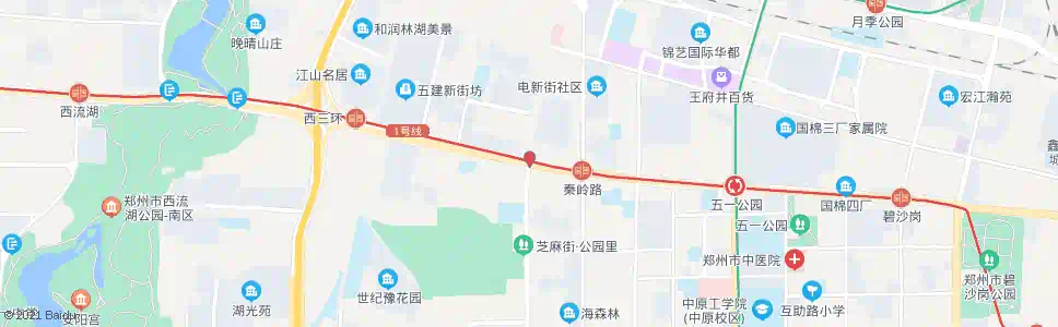 郑州华山路建设路_公交站地图_郑州公交_妙搜公交查询2025