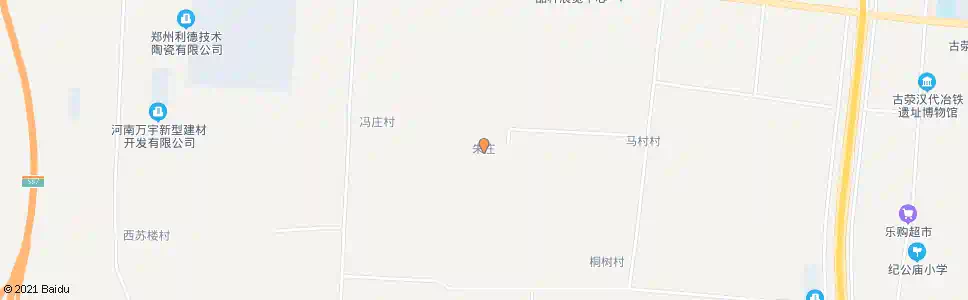 郑州朱庄村_公交站地图_郑州公交_妙搜公交查询2025