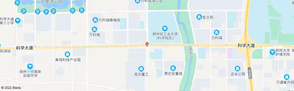 郑州科学大道红松路_公交站地图_郑州公交_妙搜公交查询2025