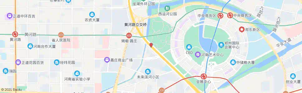 郑州中州大道黄河路站_公交站地图_郑州公交_妙搜公交查询2025