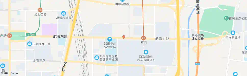 郑州航海路第十五大街_公交站地图_郑州公交_妙搜公交查询2025