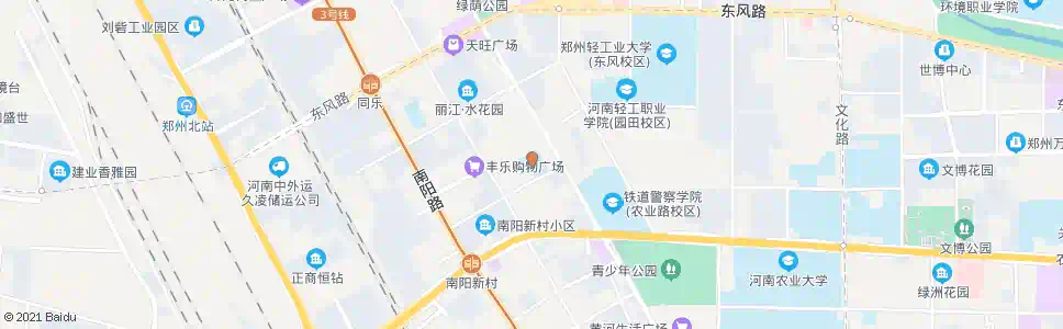 郑州一零零中学_公交站地图_郑州公交_妙搜公交查询2025