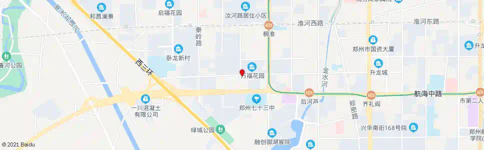 郑州沁河路航淮二街_公交站地图_郑州公交_妙搜公交查询2025