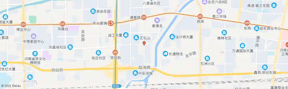 郑州通泰路白庄街_公交站地图_郑州公交_妙搜公交查询2025