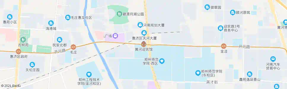 郑州黄河迎宾馆站_公交站地图_郑州公交_妙搜公交查询2025