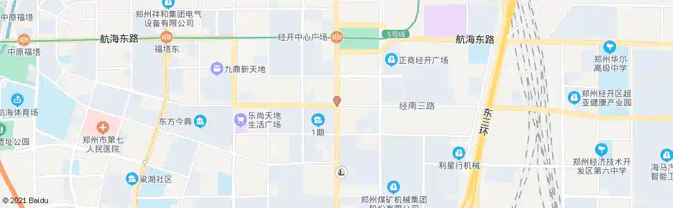 郑州经开第八大街经南三路_公交站地图_郑州公交_妙搜公交查询2025