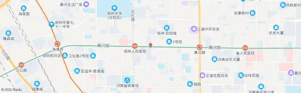 郑州经八路黄河路_公交站地图_郑州公交_妙搜公交查询2025