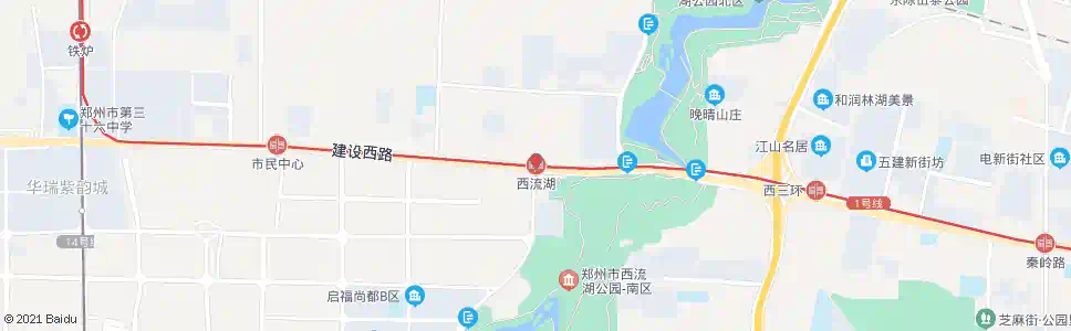 郑州西流湖站_公交站地图_郑州公交_妙搜公交查询2025