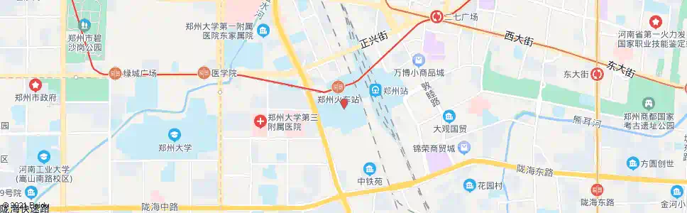 郑州火车站西广场_公交站地图_郑州公交_妙搜公交查询2025