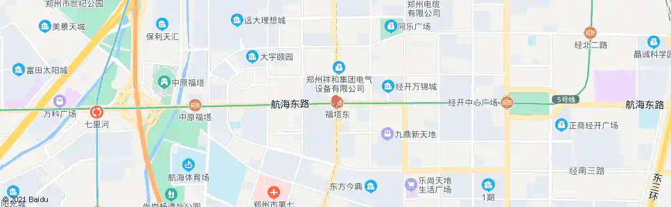 郑州经开第三大街航海路站(惠安手外医院)_公交站地图_郑州公交_妙搜公交查询2025