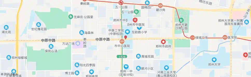 郑州中原医院_公交站地图_郑州公交_妙搜公交查询2025