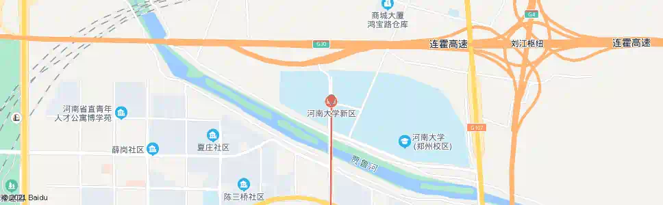 郑州河南大学新区站_公交站地图_郑州公交_妙搜公交查询2025