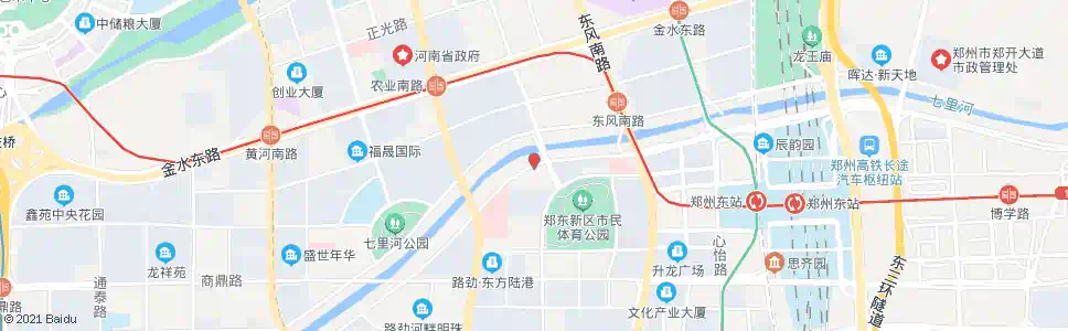 郑州七里河南路康平路_公交站地图_郑州公交_妙搜公交查询2025