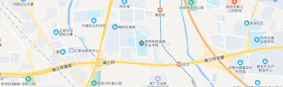 郑州河南财税高等专科学校_公交站地图_郑州公交_妙搜公交查询2025