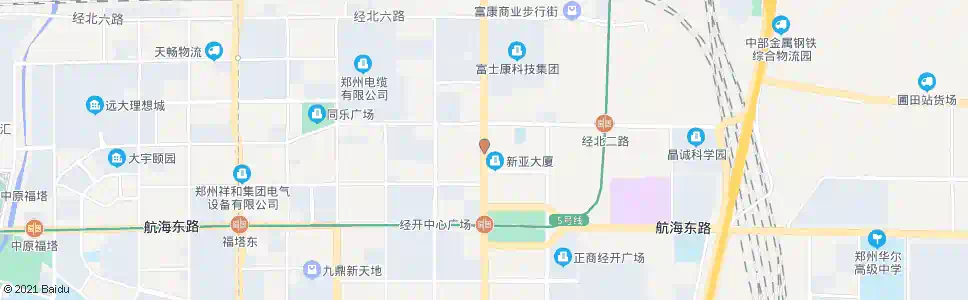 郑州经开第八大街经北二路_公交站地图_郑州公交_妙搜公交查询2025