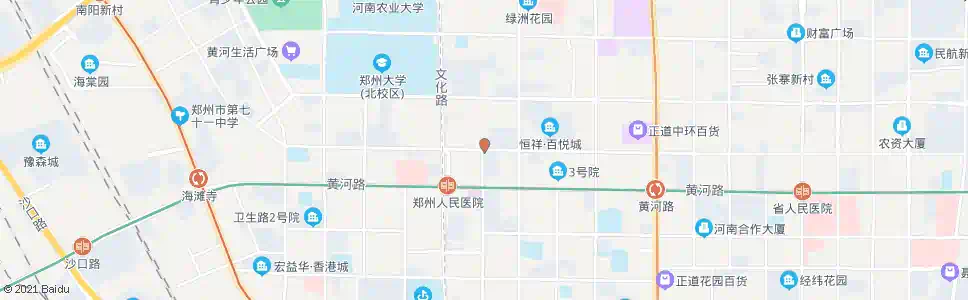 郑州经八路红旗路_公交站地图_郑州公交_妙搜公交查询2025