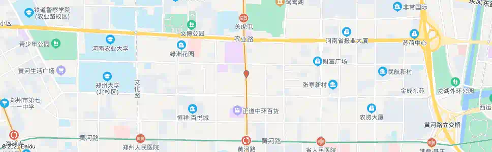 郑州丰产路花园路_公交站地图_郑州公交_妙搜公交查询2025