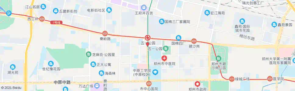 郑州市场街桐柏路_公交站地图_郑州公交_妙搜公交查询2025