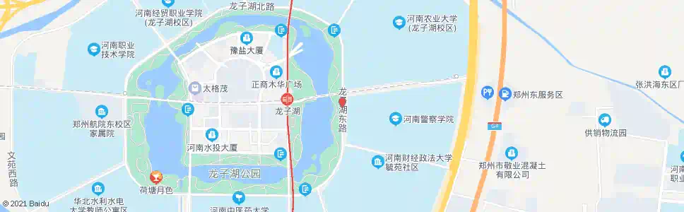 郑州龙子湖东路平安大道_公交站地图_郑州公交_妙搜公交查询2025