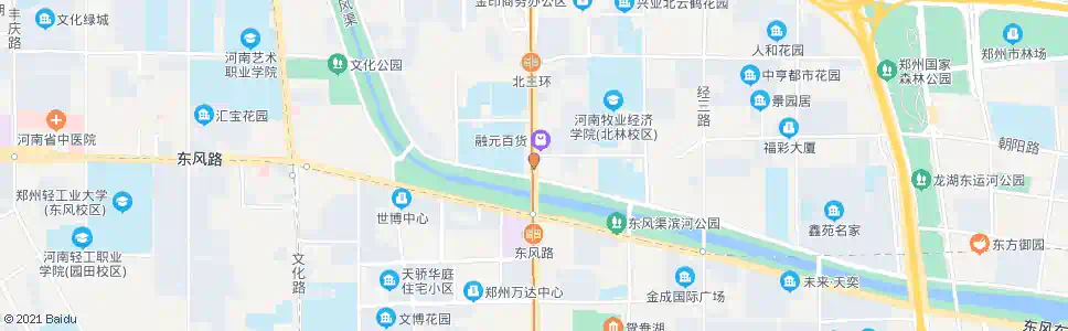郑州花园路鑫苑路_公交站地图_郑州公交_妙搜公交查询2025