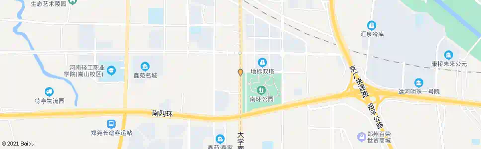 郑州大学南路烟墩坡站_公交站地图_郑州公交_妙搜公交查询2025