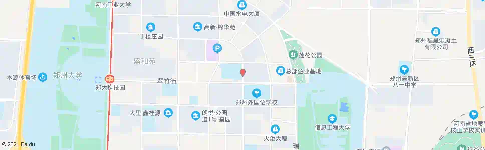 郑州翠竹街银屏路_公交站地图_郑州公交_妙搜公交查询2025