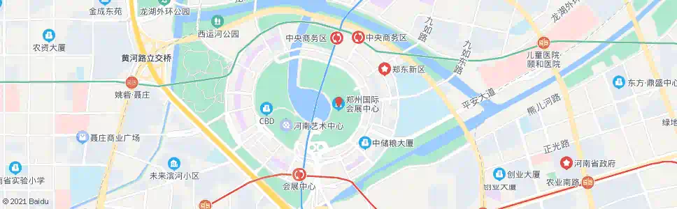 郑州会展中心内环_公交站地图_郑州公交_妙搜公交查询2025