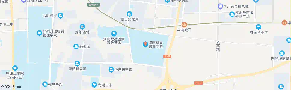 郑州龙湖机电学院_公交站地图_郑州公交_妙搜公交查询2025