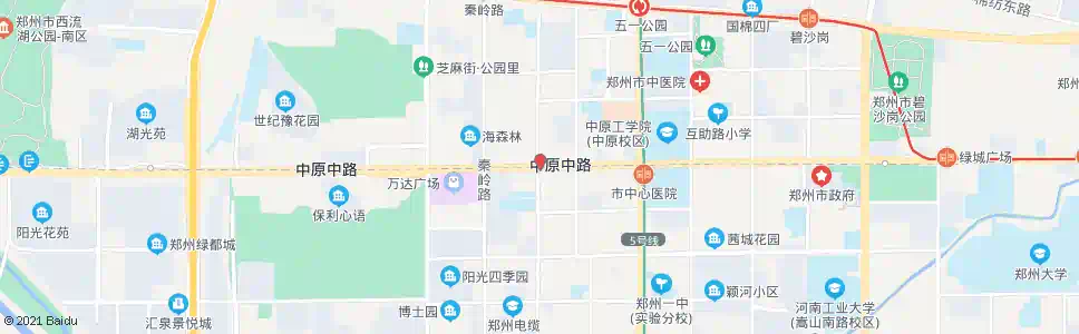 郑州中原路伏牛路站_公交站地图_郑州公交_妙搜公交查询2025