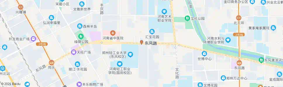 郑州东风路信息学院路站_公交站地图_郑州公交_妙搜公交查询2025