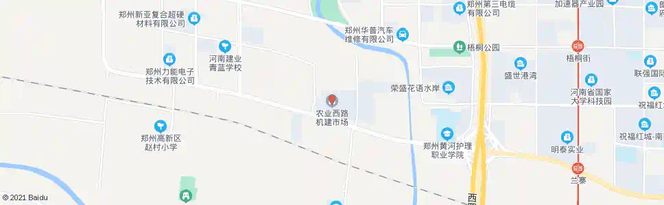 郑州农业西路机建市场_公交站地图_郑州公交_妙搜公交查询2025