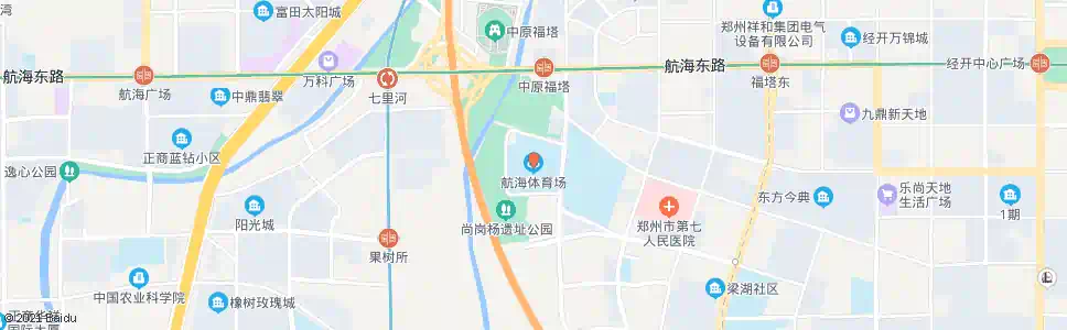 郑州航海路体育场站_公交站地图_郑州公交_妙搜公交查询2025