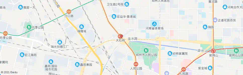 郑州金水路大石桥_公交站地图_郑州公交_妙搜公交查询2025