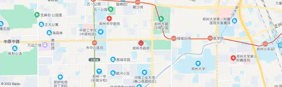 郑州区委区政府_公交站地图_郑州公交_妙搜公交查询2025