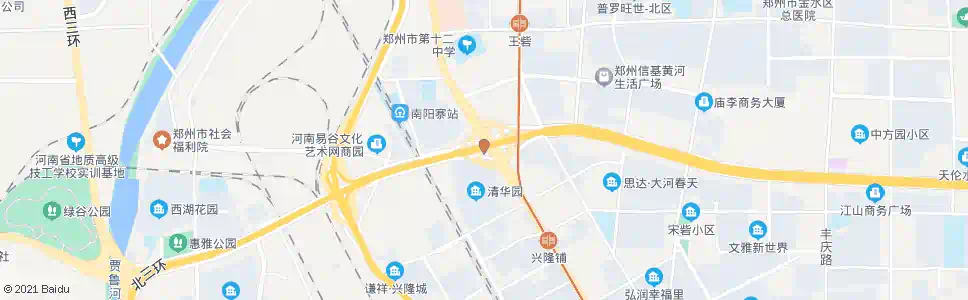 郑州南阳路北三环_公交站地图_郑州公交_妙搜公交查询2025